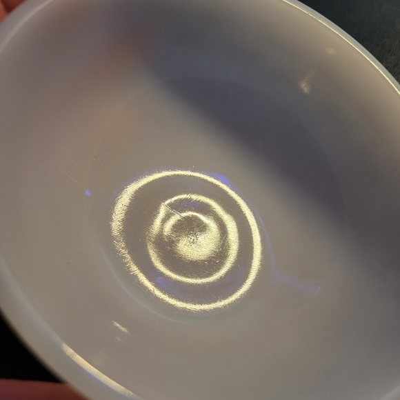 7 x vintage 1970s Termocrisa Milk Glass cereal bowls - Picture 4 of 4